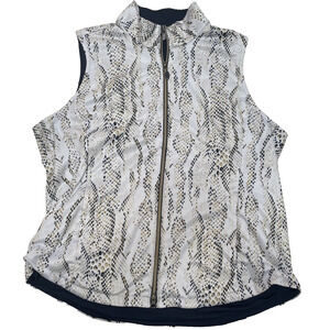 GREG‎ NORMAN Shark Play Dry Women's Ladies Snake Print Golf Vest Sleeveless Top